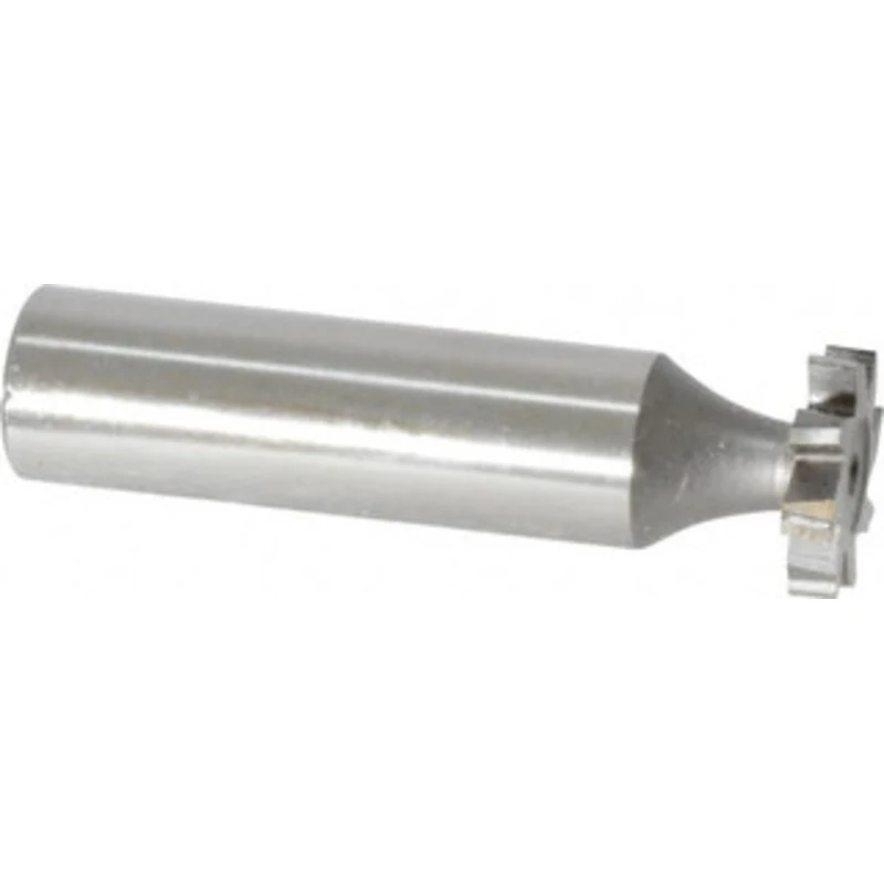 Made in USA ANSI 405 (Old Std # 5) 5/8 Cut Diam, 1/8 Cut Width, 1/2 Shank, Staggered-Tooth Woodruff Keyseat Cutter Hi...